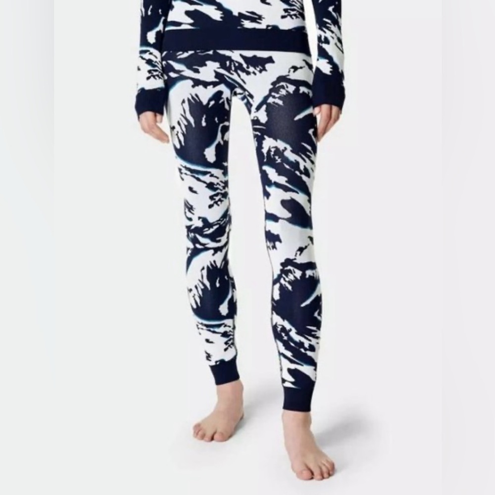 Sweaty Betty Peaks Ski Base Layer Leggings NWT